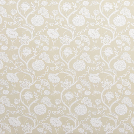 Charming Climb Pebble by Carole Designer Fabric From The Heart 70% Polyester, 30% Cotton India 9 1/2" V, 8 1/2" H 51.5" - Swanky Fabrics -