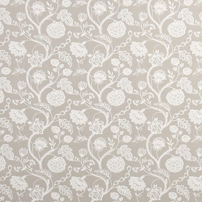 Charming Climb Stone by Carole Designer Fabric From The Heart 70% Polyester, 30% Cotton India 9 1/2" V, 8 1/2" H 51.5" - Swanky Fabrics -