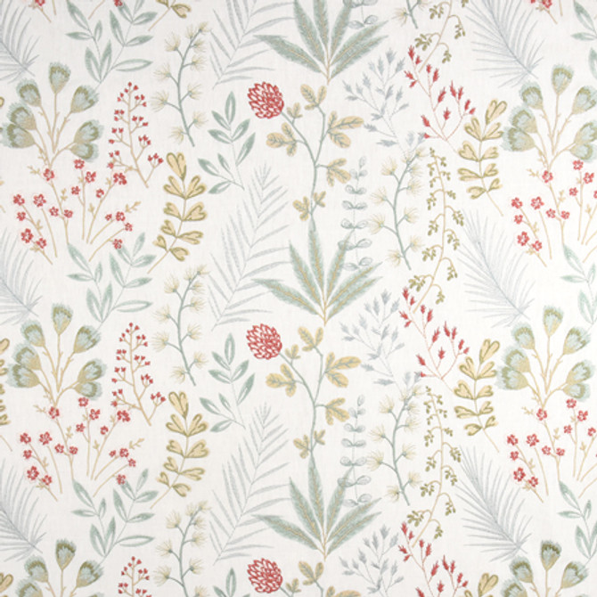 Field Of Sprigs Spa by Carole Designer Fabric From The Heart 58% Cotton, 42% Polyester India 3,000 Wyzenbeek Double Rubs </p><p>Repeat: 12 3/4" V, 26" H 51.75" - Swanky Fabrics -