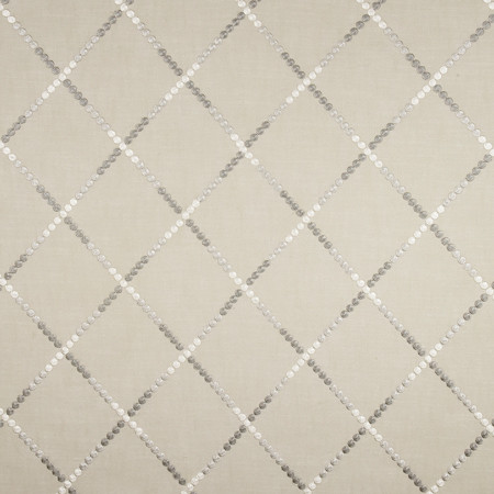 Just Dance Nickel by Carole Designer Fabric From The Heart 54% Cotton, 46% Polyester India 30,000 Wyzenbeek Double Rubs 7 5/8" V, 6 7/8" H 55" - Swanky Fabrics -