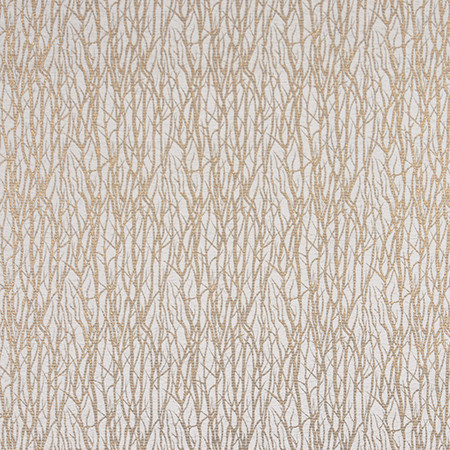 Winter Branches Champagne by Carole Designer Fabric Marble & Brass 92% Polyester, 8% Metallic India 8 1/2" V, 6 3/4" H 57" - Swanky Fabrics -