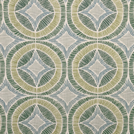 Circle Of Sunlight Cove by Carole Designer Fabric Muse 100% Cotton- SSR Pakistan 12,000 Wyzenbeek Double Rubs 27" V, 13 1/2" H 54" - Swanky Fabrics -