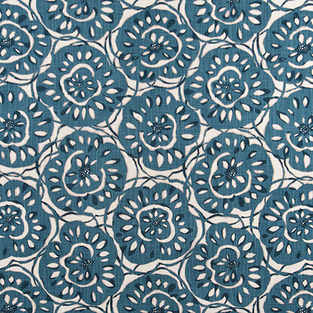 Great Passion Indigo by Carole Designer Fabric Muse 100% Cotton- SSR Pakistan 12,000 Wyzenbeek Double Rubs </p><p>Repeat: 25 1/4" V, 13 1/2" H 54" - Swanky Fabrics -