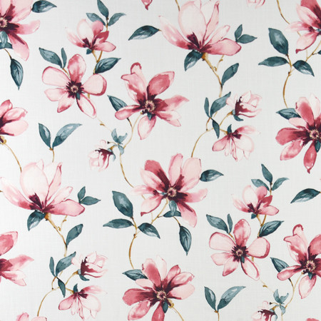 Nights In Georgia Rose by Carole Designer Fabric Muse 100% Cotton Spain 27" V, 13 1/2" H HD 54" - Swanky Fabrics -