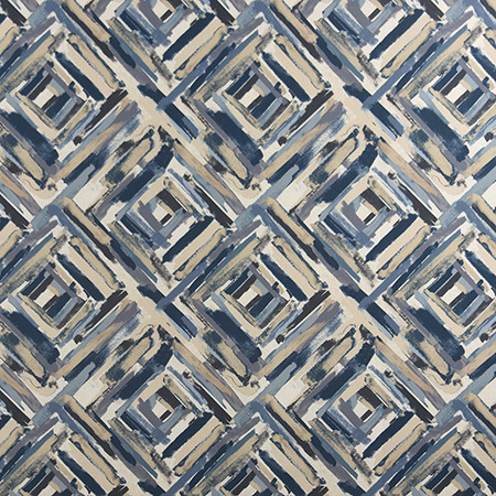 Paint Strokes Aegean by Carole Designer Fabric Muse 100% Polyester China 30,000 Wyzenbeek Double Rubs </p><p>Repeat: 13 1/8" V, 13 1/2" H 55" - Swanky Fabrics -