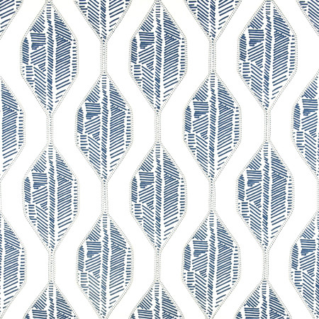 Tunnel Between Blue by Carole Designer Fabric Muse 80% Cotton, 20% Polyester India N/A </p><p>Repeat: 11" V, 9" H 52" - Swanky Fabrics -
