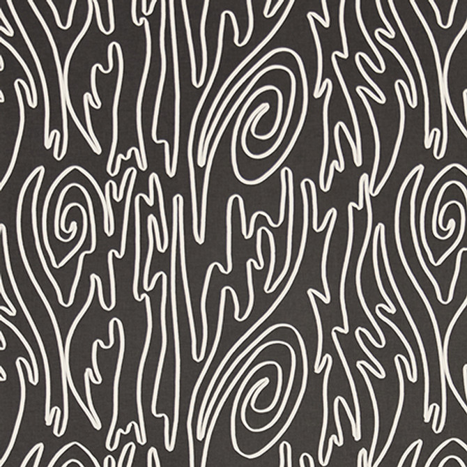 Twist About Chalkboard by Carole Designer Fabric Muse 65% Cotton, 35% Recycled Polyester India 16,500 Wyzenbeek Double Rubs </p><p>Repeat: 18 1/4" V, 25 1/2" H 51" - Swanky Fabrics -