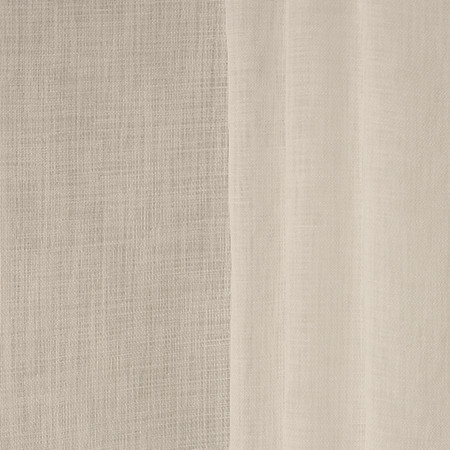 Calm Breeze Ivory by Carole Designer Fabric Sheer Philosophy 100% Polyester France N/A </p><p>Repeat: None 138" - Swanky Fabrics -
