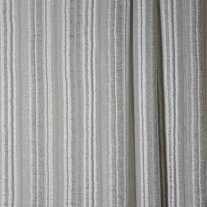 On A Whim Metal by Carole Designer Fabric Sheer Philosophy 100% Polyester Turkey 8 1/2" H 118" - Swanky Fabrics -