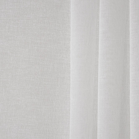 Relaxing Stroll White by Carole Designer Fabric Sheer Philosophy 100% Polyester Turkey N/A </p><p>Repeat: None 118" - Swanky Fabrics -