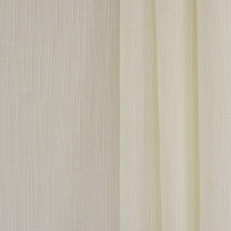 Sound Of Silence Ivory by Carole Designer Fabric Sheer Philosophy 100% Polyester Turkey N/A 8 3/4" V, 11 1/4" H 118" - Swanky Fabrics -