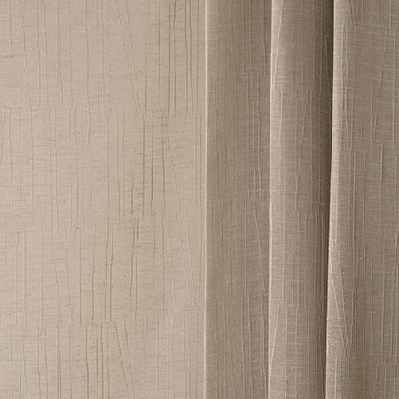 Sound Of Silence Mushroom by Carole Designer Fabric Sheer Philosophy 100% Polyester Turkey N/A 8 3/4" V, 11 1/4" H 118" - Swanky Fabrics -