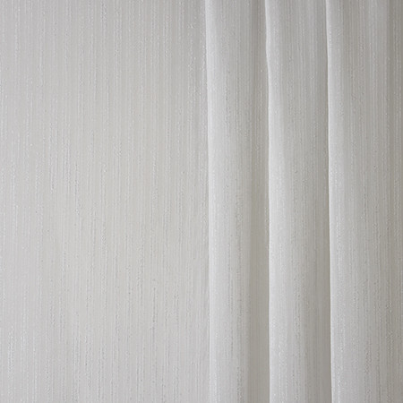 Uplifting White by Carole Designer Fabric Sheer Philosophy 100% Polyester Turkey N/A None 124" - Swanky Fabrics -