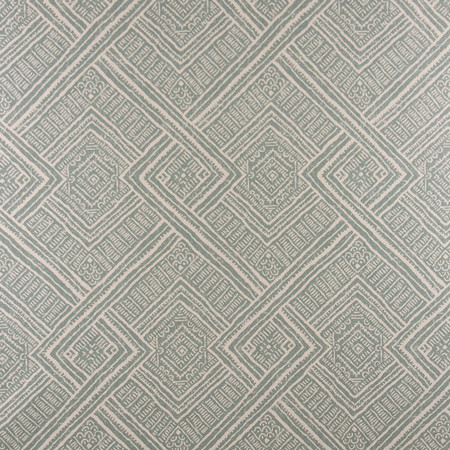 Tile Walk Water by Carole Designer Fabric Well-Traveled 80% Cotton, 20% Linen-SSR Pakistan 12,000 Wyzenbeek Double Rubs 27" V, 13 1/2" H 54" - Swanky Fabrics -