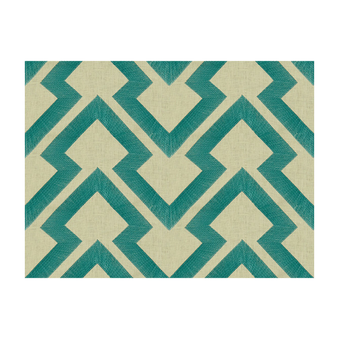 Lightning Bolt Turquoise by Brunschwig & Fils Fabric Brunschwig & Fils Fabric Lightning Bolt TurquoiseFabric MAISONNETTE LINEN - 38%;VISCOSE - 27%;COTTON - 18%;ZARI - 17% India </p><p>Repeat: H: 12.5, V: 6.25 52 - Fabric Carolina -