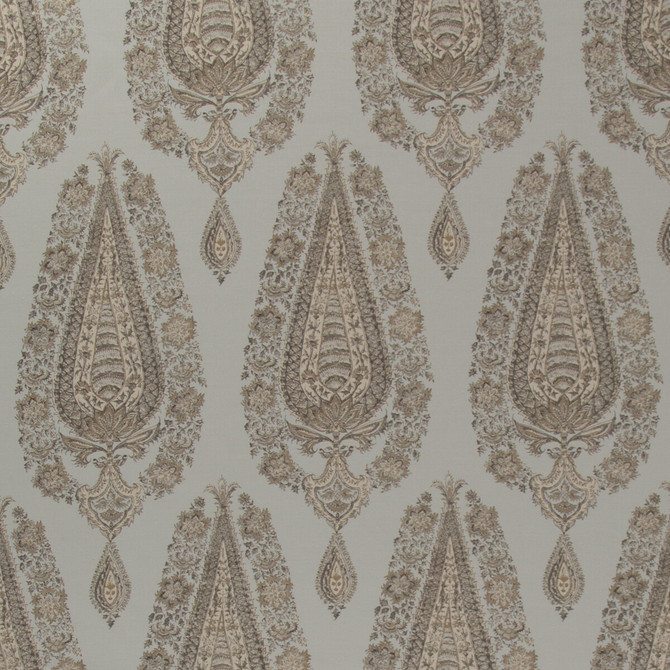 Komal Paisley Spa/Beige by Brunschwig & Fils Fabric Brunschwig & Fils Fabric Komal Paisley Spa/BeigeFabric LINEN - 62%;COTTON - 28%;NYLON - 10% Thailand </p><p>Repeat: H: 13, V: 40 52 - Fabric Carolina -