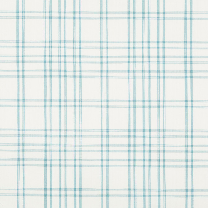 Banon Plaid Turquoise by Brunschwig & Fils Fabric Brunschwig & Fils Fabric Banon Plaid TurquoiseFabric DURANCE COTTON - 100% India </p><p>Repeat: H: 6.5, V: 7.25 53 - Fabric Carolina -