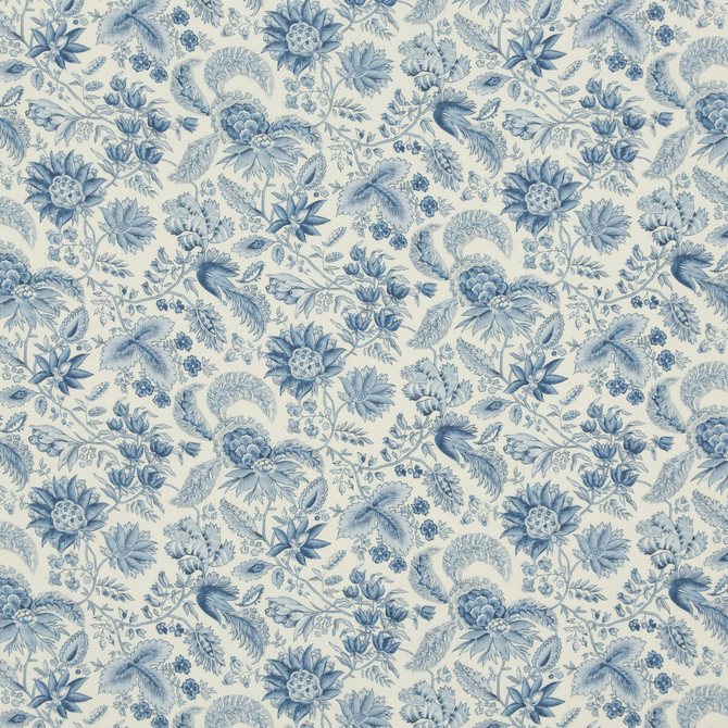 Gwendoline Print Blue by Brunschwig & Fils Fabric Brunschwig & Fils Fabric Gwendoline Print BlueFabric LE PARNASSE LINEN - 57%;COTTON - 43% France </p><p>Repeat: H: 13.4945, V: 18.518 55.16 - Fabric Carolina -