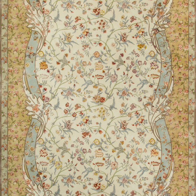 Menars Border Ii Meadow by Brunschwig & Fils Fabric Brunschwig & Fils Fabric Menars Border Ii MeadowFabric FOLIO FRANCAIS COTTON - 100% France </p><p>Repeat: H: 60.77, V: 54.33 62.2 - Fabric Carolina -