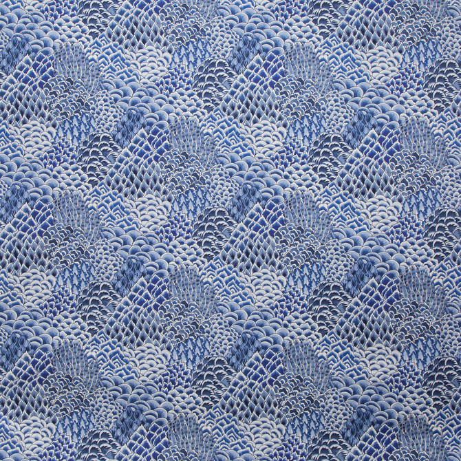 Katibi Print Blue by Brunschwig & Fils Fabric Brunschwig & Fils Fabric Katibi Print BlueFabric GRAND BAZAAR COTTON - 100% Italy </p><p>Repeat: H: 26.77, V: 17.83 53.94 - Fabric Carolina -