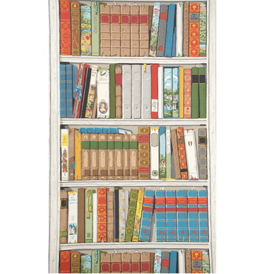 Bibliotheque Multicolor by Brunschwig & Fils Wallcovering Brunschwig & Fils Wallcovering Bibliotheque MulticolorWallcovering PAPER - 100% United States </p><p>Repeat: H: 29, V: 41.5 29 - Fabric Carolina -