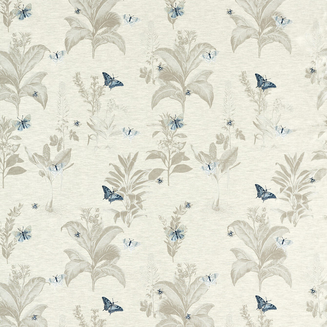 Monarch Mineral/Denim by Clarke And Clarke Fabric Clarke And Clarke Fabric Monarch Mineral/DenimFabric CLARKE & CLARKE BOTANIST POLYESTER - 61%;VISCOSE - 29%;LINEN - 10% India </p><p>Repeat: H: 27, V: 38.39 55 - Fabric Carolina -