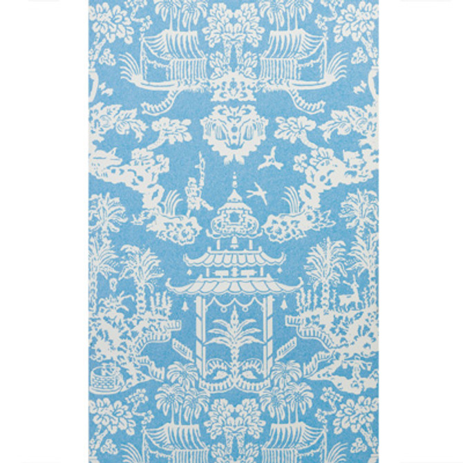 Lhasa Paper Aqua by Brunschwig & Fils Wallcovering Brunschwig & Fils Wallcovering Lhasa Paper AquaWallcovering PAPER - 100% United States </p><p>Repeat: H: 27, V: 36 27 - Fabric Carolina -