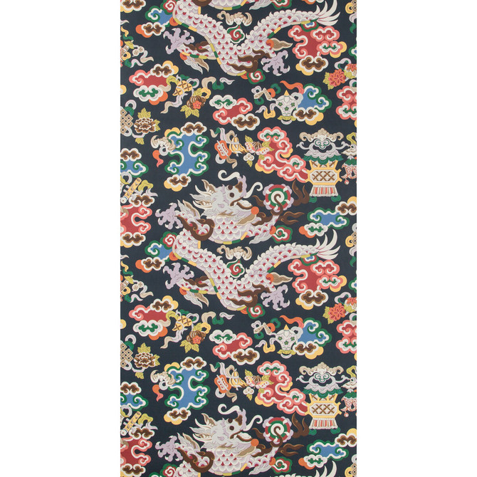 Ming Dragon Indigo by Brunschwig & Fils Wallcovering Brunschwig & Fils Wallcovering Ming Dragon IndigoWallcovering SUMMER PALACE WALLPAPERS CELLULOSE - 45%;BINDER - 20%;MINERAL FILLERS - 20%;POLYESTER - 15% United Kingdom </p><p>Repeat: H: 27.5, V: 27.2 27.5 - Fabric Carolina -