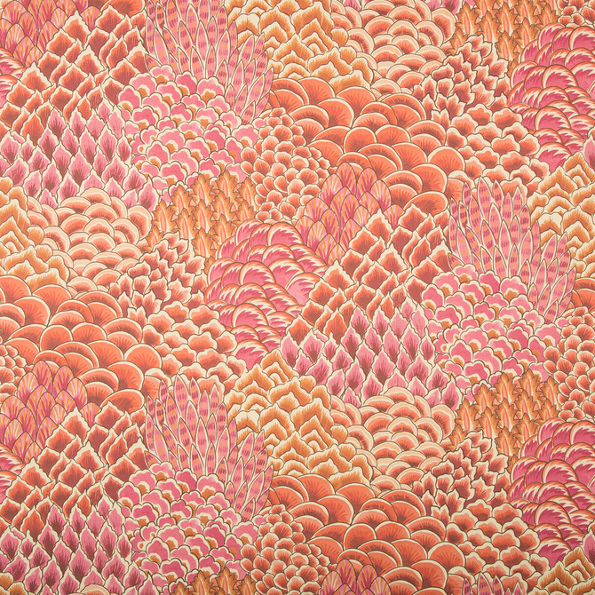 Katibi Pink by Brunschwig & Fils Wallcovering Brunschwig & Fils Wallcovering Katibi PinkWallcovering GRAND BAZAAR WALLPAPERS CELLULOSE - 60%;POLYESTER - 24%;MINERAL FILLERS - 12%;BINDER - 4% Italy </p><p>Repeat: H: 26.77, V: 17.52 26.77 - Fabric Carolina -
