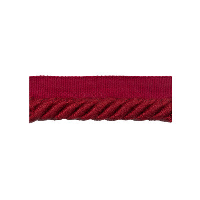 Coeur Cable-L Ruby by Brunschwig & Fils Trim Brunschwig & Fils Trim Coeur Cable-L RubyTrim LE COEUR PASSEMENTERIE COTTON - 60%;VISCOSE - 40% France </p><p>Repeat: H: , V: 1 - Fabric Carolina -