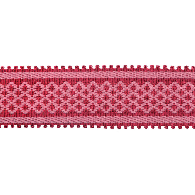 Bastille Braid Berry by Brunschwig & Fils Trim Brunschwig & Fils Trim Bastille Braid BerryTrim PASSEMENTERIE VOLUME I ACETATE - 100% China </p><p>Repeat: H: 0.66, V: 0 1.77 - Fabric Carolina -