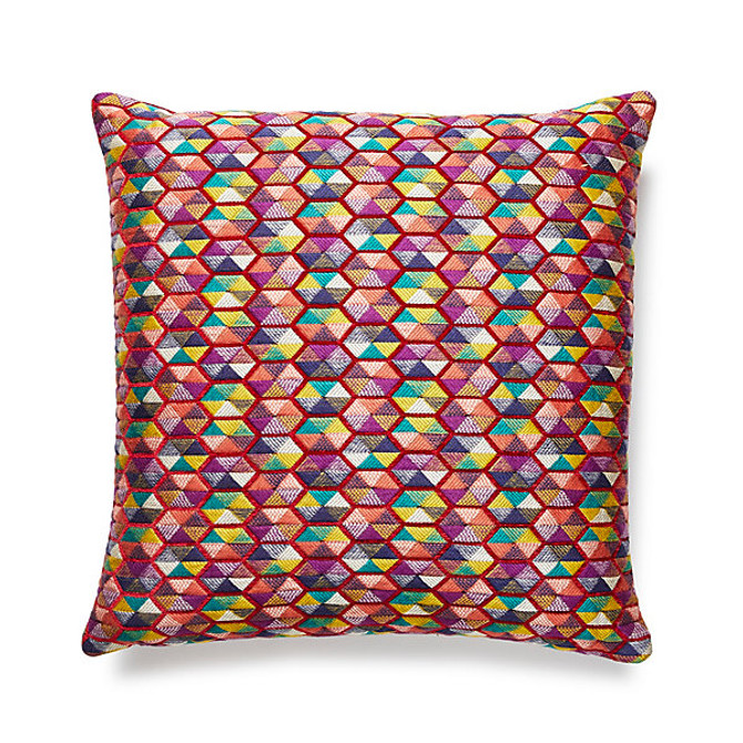Carousel Pillow/Multi Hn 0005Caropill by The House of Scalamandre
 Designer Pillow  77% VISCOSE 15% POLYESTER 8% COTTON USA MEDIUM DUTY Horizontal: 3.8" and Vertical: 6.5"   - Swanky Fabrics -