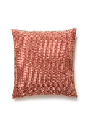 Torrs Pillow 22 X 22 - Pimento R7TORRSPILL0003 by Scalamandre Designer Pillows 19% ACRYLIC, 35% COTTON, 46% WOOL Horizontal: and Vertical: 0 - Swanky Fabrics -