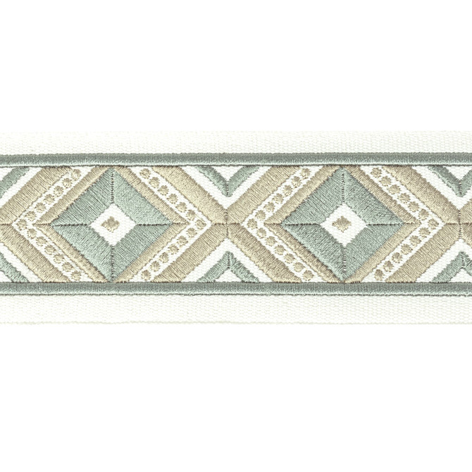 Oakdale Tape 3 Shoreline by Stout Trim Stout Trim Oakdale Tape 3 ShorelineTrim STITCHED UP TRIM 100%COT %BEMB INDIA </p><p>Repeat: H: 2.500, V: 3.000 2.5 in - Fabric Carolina -