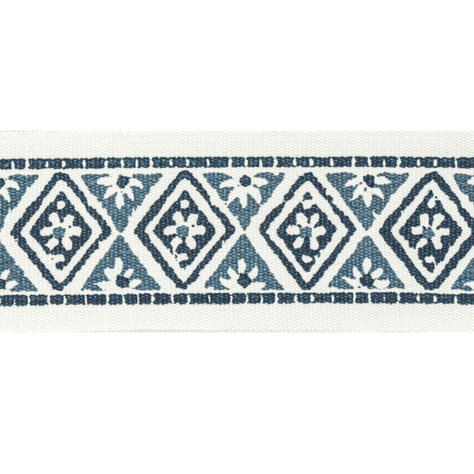 Shenandoah Tape 2 Denim by Stout Trim Stout Trim Shenandoah Tape 2 DenimTrim NATURAL BEAUTY TRIM 100%COT INDIA </p><p>Repeat: H: 2.500, V: 1.500 2.5 in - Fabric Carolina -