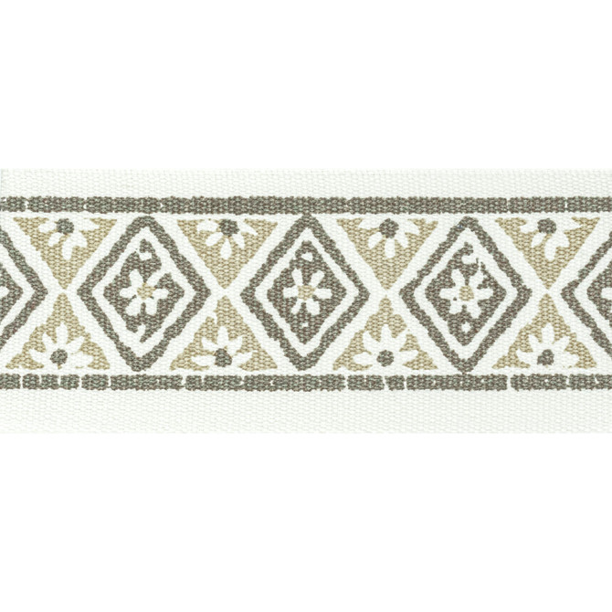 Shenandoah Tape 7 Truffle by Stout Trim Stout Trim Shenandoah Tape 7 TruffleTrim NATURAL BEAUTY TRIM 100%COT INDIA </p><p>Repeat: H: 2.500, V: 1.500 2.5 in - Fabric Carolina -