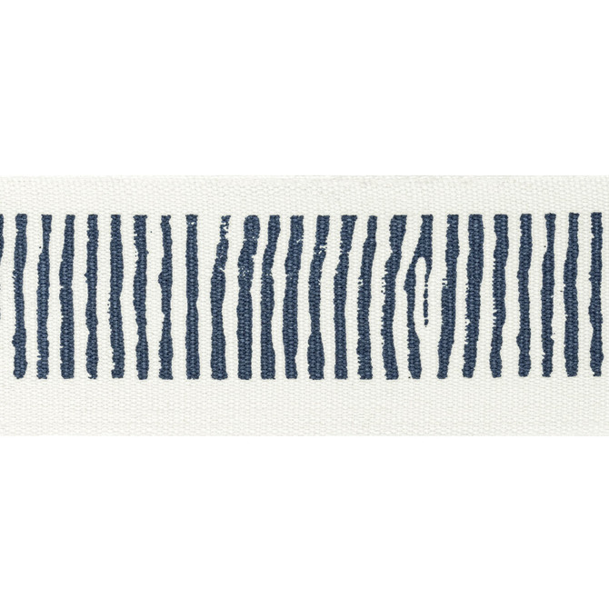 Halifax Tape 3 Navy by Stout Trim Stout Trim Halifax Tape 3 NavyTrim NATURAL BEAUTY TRIM 100%COT INDIA </p><p>Repeat: H: 2.500, V: 5.000 2.5 in - Fabric Carolina -
