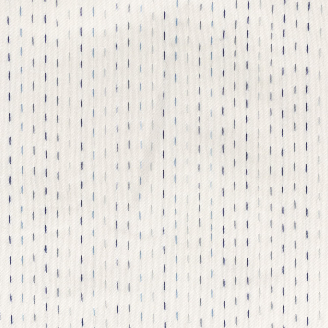 Scion 1 Sky by Stout Designer Fabric LIVING IS EASY BREEZE/SKY 100%UV USA FLAME RETARDANT-N.F.P.A. 701 SMALL SCALE Horizontal: 0.000 and Vertical: 0.000 56 in - Swanky Fabrics -