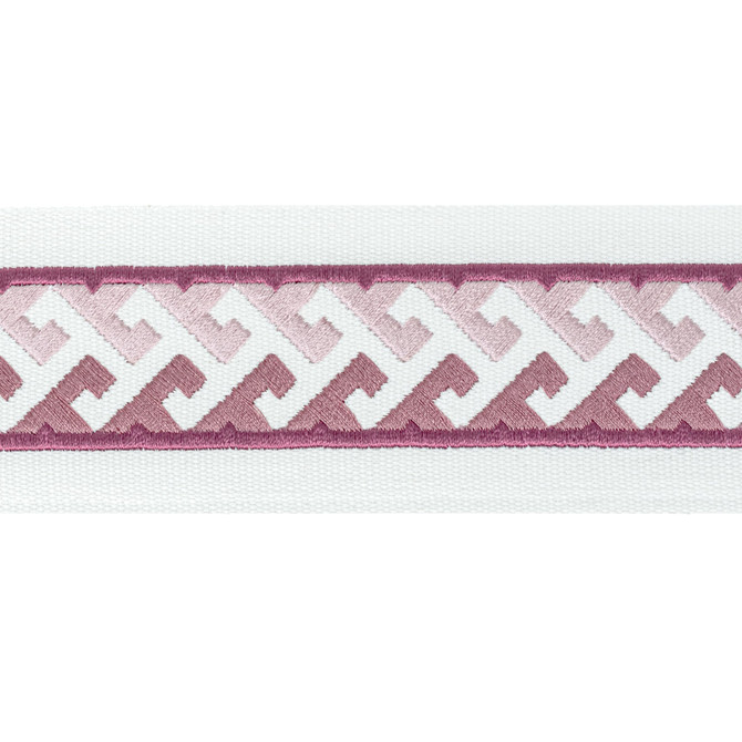 Burgess Tape 5 Tearose by Stout Trim Stout Trim Burgess Tape 5 TearoseTrim STITCHED UP TRIM 100%COT %BEMB INDIA </p><p>Repeat: H: 0.750, V: 0.750 2.5 in - Fabric Carolina -