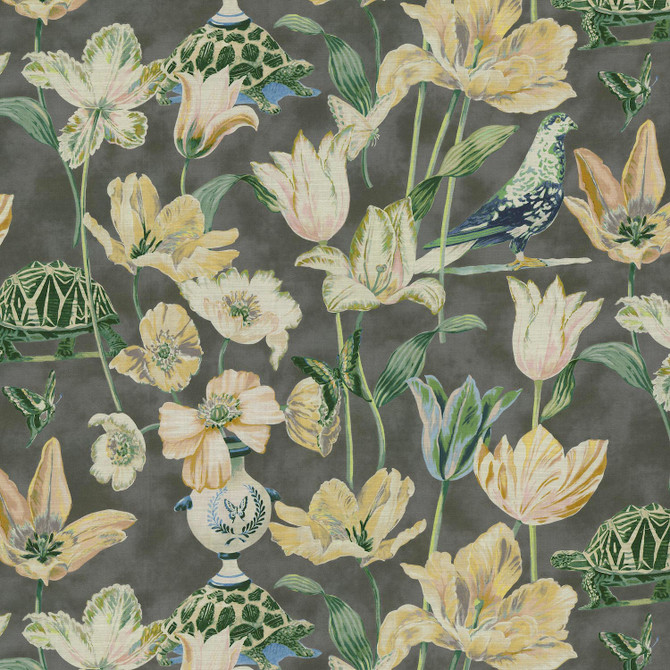 Enchanted Garden Cloud 150052 by Harrison Howard Designer Fabric 100% Cotton Peru 15000 Horizontal: 27 and Vertical: 25.25 54 - Swanky Fabrics -