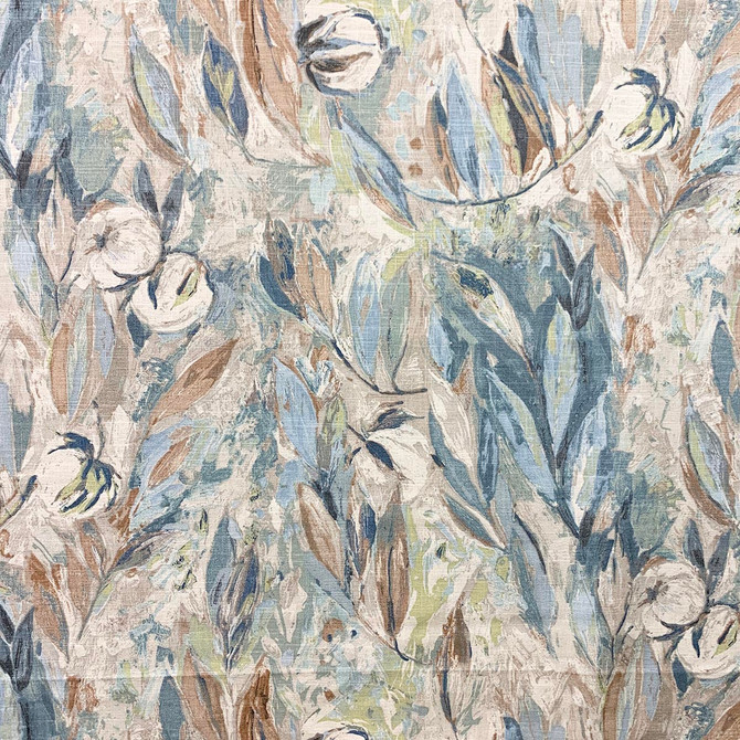Eliza Tranquil by Magnolia Designer Fabric - 55% Lin, 45% Vis Uk 18000 Horizontal: 0 and Vertical: 36 54 - Swanky Fabrics -