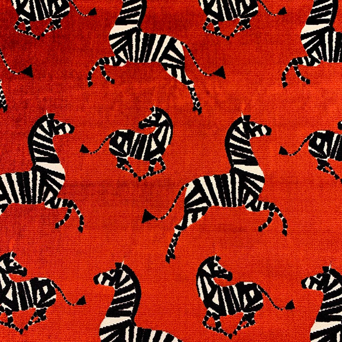 Jasper Scarlet by Magnolia Designer Fabric - 80 Vis, 20 Poly India 25000 Horizontal: 13.5 and Vertical: 20 54 - Swanky Fabrics -