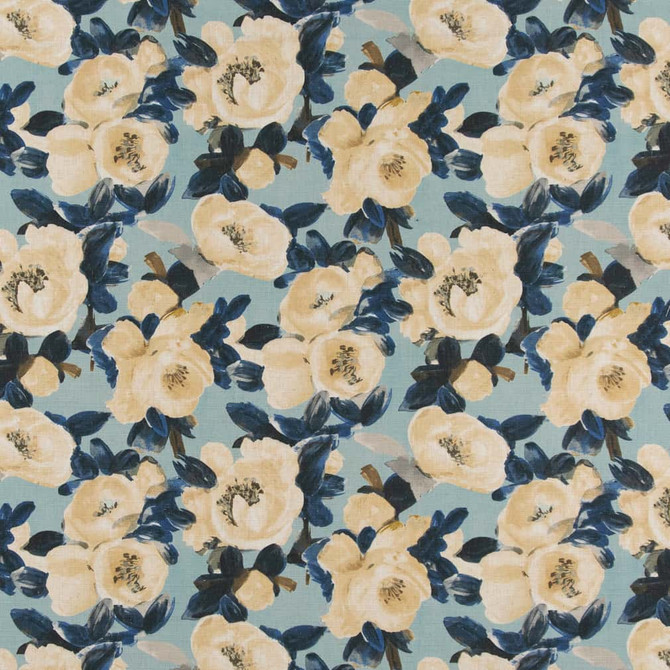 CB900-82 by Charlotte Designer Fabric Shades of Navy 95% Polyester, 5% Linen Asia Exceeds 106,000 Wyzenbeek Rubs </p><p>Repeat: Horizontal 27" x Vertical 26" 54 Inches - Swanky Fabrics -