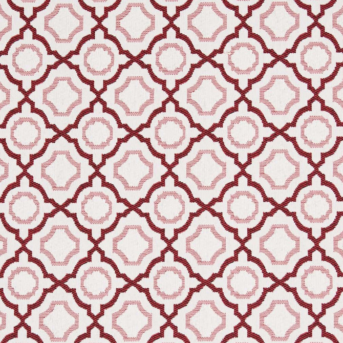 D2560 Scarlet by Charlotte Designer Fabric Veranda 100% Polypropylene USA Exceeds 60,000 Wyzenbeek Rubs </p><p>Repeat: Horizontal 3.5" x Vertical 3.5" 54 Inches - Swanky Fabrics -