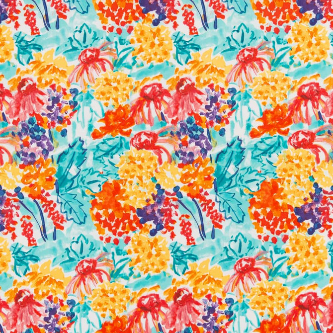 D2768 Summer by Charlotte Designer Fabric Patio Prints II 100% Spun Polyester Asia Exceeds 60,000 Wyzenbeek Rubs </p><p>Repeat: Horizontal 10.5" x Vertical 14.5" 54 Inches - Swanky Fabrics -