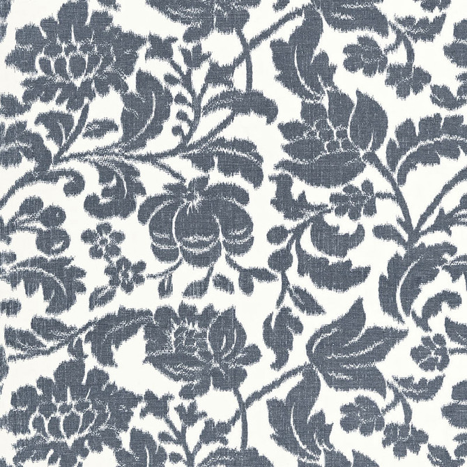 Tranquil Vine Indigo 175302 by Schumacher Fabric Schumacher Fabric Tranquil Vine Indigo 175302Fabric LINEN 50% INDIA </p><p>Repeat: H: HORZ. 27" (69CM) , V: VERT.22 1/2" (57CM) 54 - Fabric Carolina -