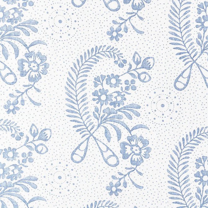 Millicent Delft 177212 by Schumacher Fabric Schumacher Fabric Millicent Delft 177212Fabric LINEN 100% THAILAND </p><p>Repeat: H: HORZ. 13 1/4" (34CM) , V: VERT. 10 1/8" (26CM) 54 - Fabric Carolina -