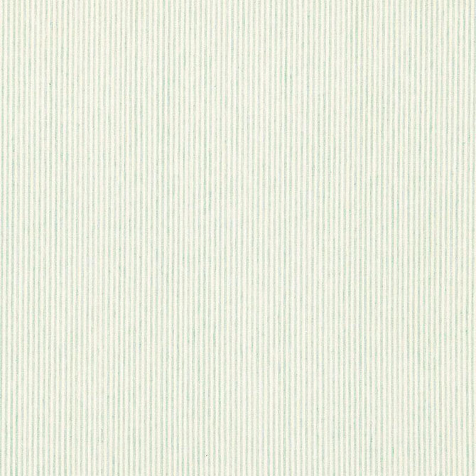 Wesley Ticking Stripe Aqua 65984 by Schumacher Designer Fabric Sea Island Stripe - Swanky Fabrics -