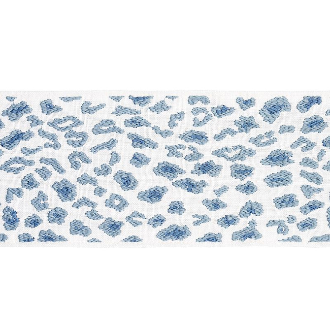 Safari Mineral & Sky 80572 by Schumacher Designer Trim Mystique - Swanky Fabrics -