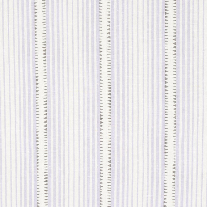 Moncorvo Lilac 176277 by Schumacher Designer Fabric Stripes Revisits 27.0" - Swanky Fabrics -